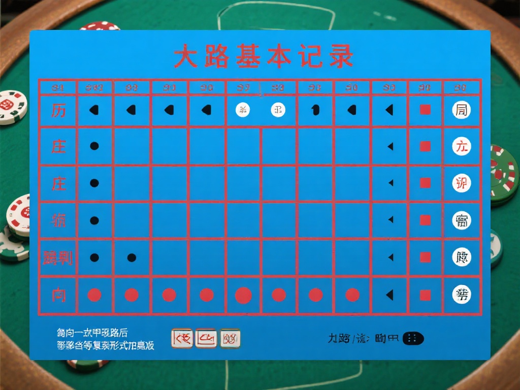 百家乐新手攻略：全面解析路纸技巧与核心诀窍