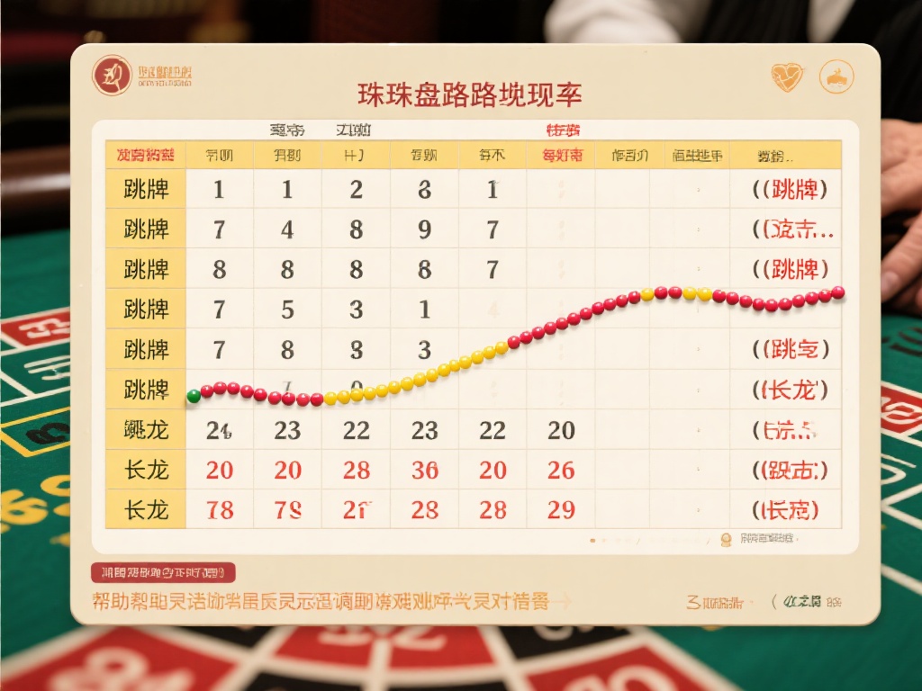 揭秘百家乐路图奥秘，掌握制胜核心策略