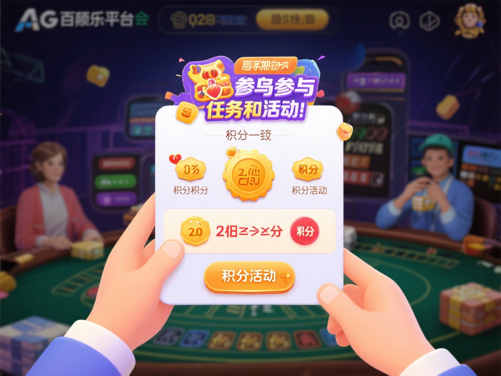 全面解析AG百家乐:解锁积分潜力与顶级游戏体验 定期参与任务和活动:AG百家乐平台会不定期推出各种